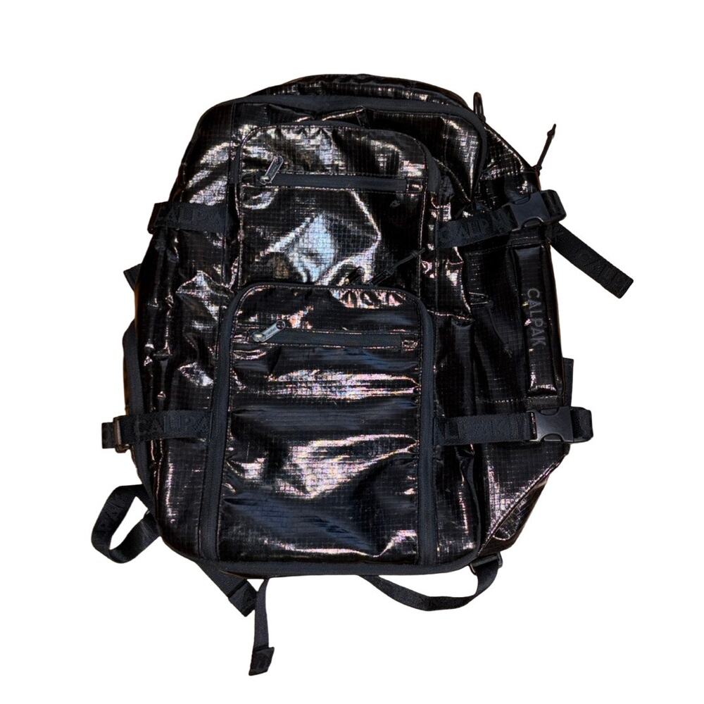 CALPAK Terra 26L Laptop Duffel Backpack in Obsidian Black